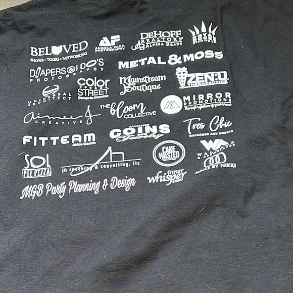 Canton Girl Gang Stronger Together black shirt womens size XL - Picture 2 of 2